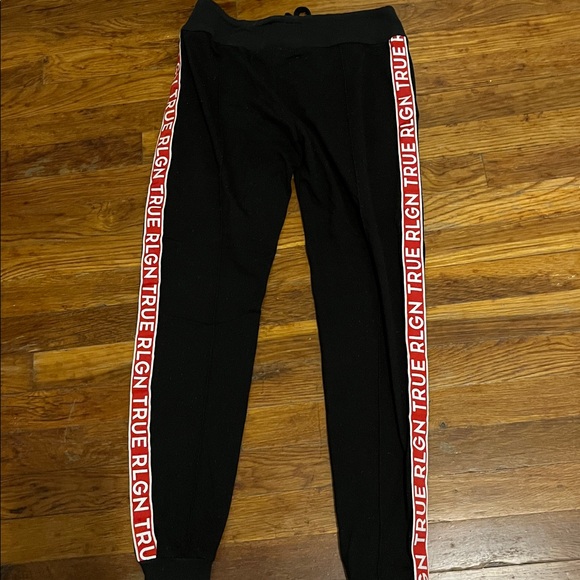 True Religion Black Joggers - Picture 2 of 3